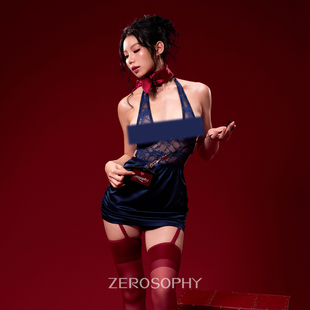 Zerosophy「爱 迫降」性感内衣空姐制服主题透视情调qq睡裙套装