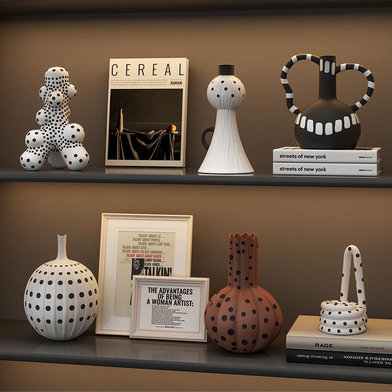 左顾 简约高级感酒柜摆件客厅高档小众艺术品摆设现代桌面装饰品