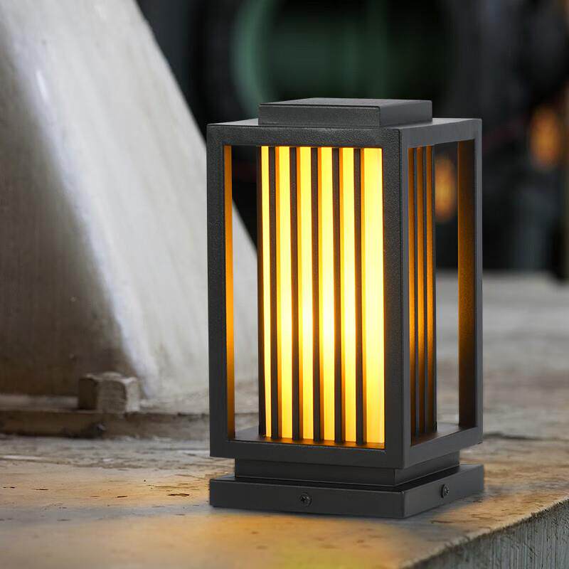 顺馨 户外草坪灯防水现代中式小区花园别墅公园草地灯景观庭院灯