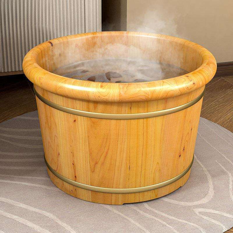 泡脚桶木桶家用足浴盆实木洗脚桶保温泡脚桶木质养生按摩洗脚