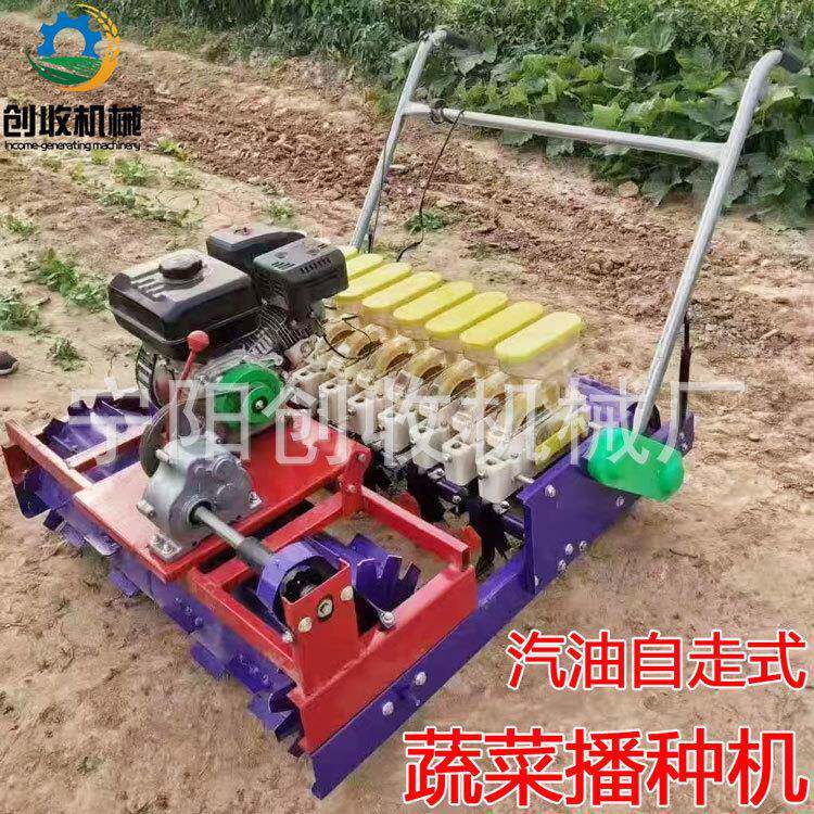 蔬菜药材精播机多功能农用手推自动黄芪播种小型手推油菜香菜芹菜