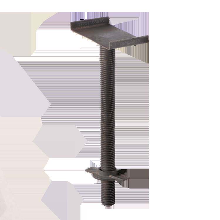 丝杠建筑顶托支撑钢管调节油拖空心上托工地丝杆实心底托模版顶杆