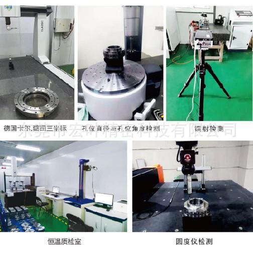 工厂HCT-气动回转工作台耐重切削操作简单旋转手动分度盘
