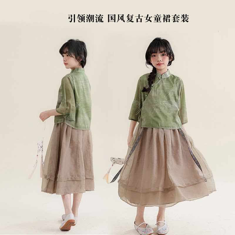 赫克林女童春夏套装新款
