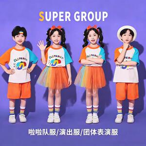 可爱风幼儿园polo衫彩色
