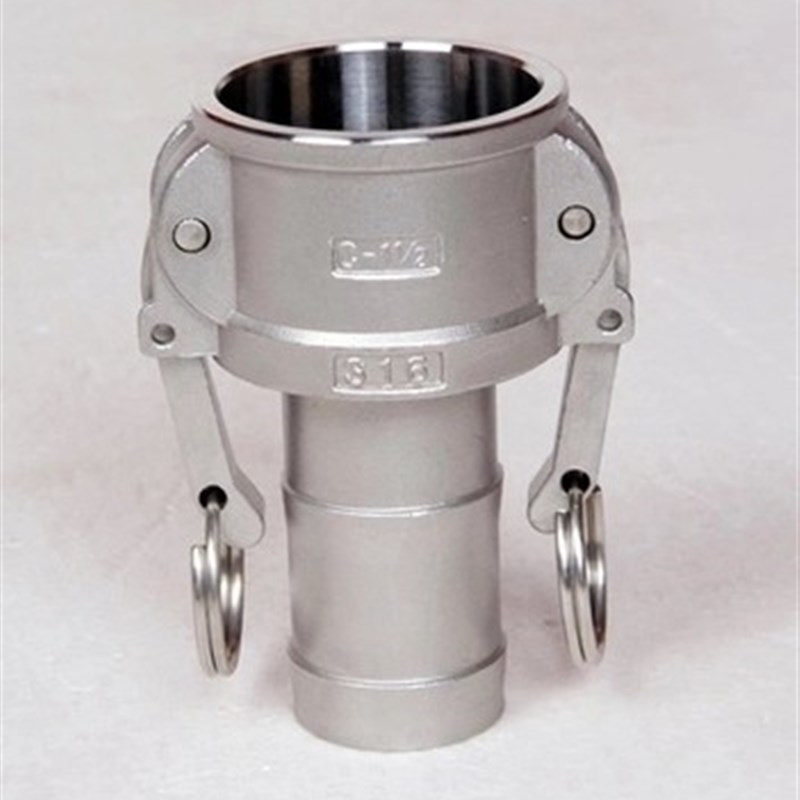 316不锈钢快速接头C型宝塔接头水管接头皮管软管接头母头6分DN15