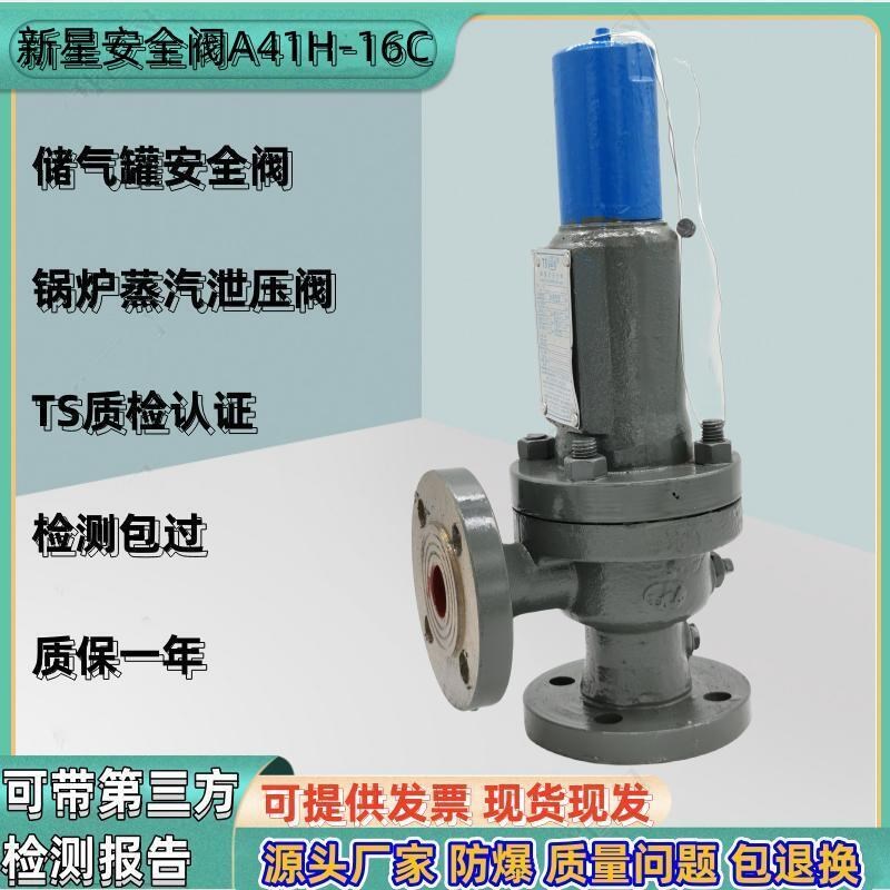 新星安全阀弹簧储气罐防爆微启式泄压阀液化石油气排气阀A41H-16C