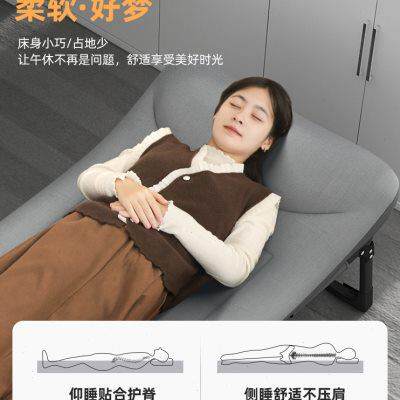 午休折叠床办公室单人躺椅神器简易便携医院陪护床行军午睡小床