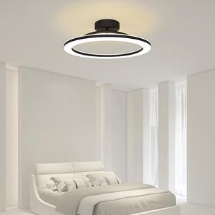 客厅灯卧室灯led简约现代北欧圆形灯具极简家用书房间灯吸顶灯