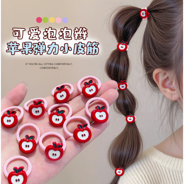 TM可爱卡通苹果发绳女童宝宝扎头发皮筋不伤发弹力发饰kk,个性定制/设计服务/DIY,儿童套装加工定制,淘宝优惠券,粉丝福利购,淘宝优惠卷