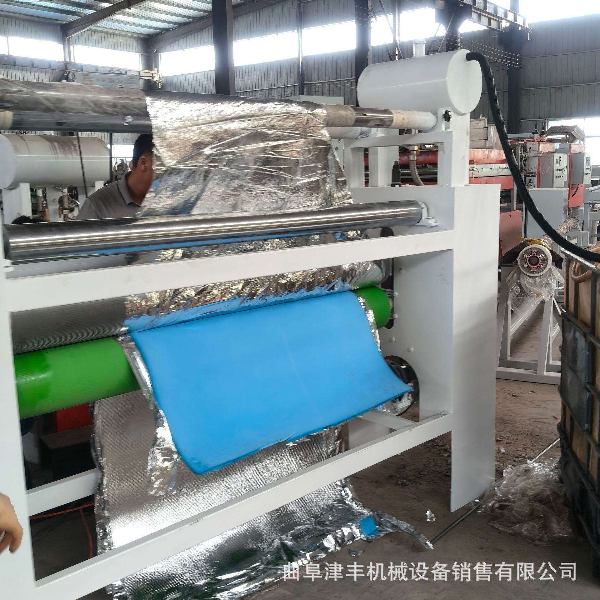 EVA泡棉铝箔热烫复合机 镀铝膜橡塑棉热烫机 加热烫和卷对卷复合
