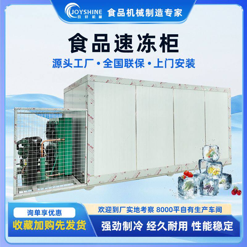 芦笋青豆果蔬速冻机 小型商用果蔬保鲜速冻柜