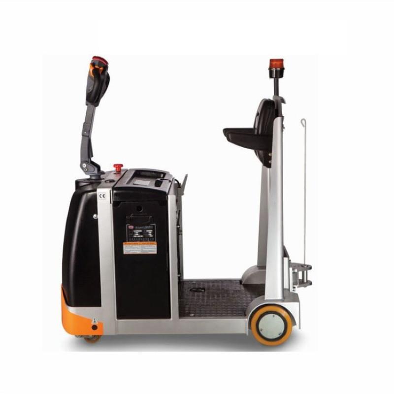 三支点站驾式电动牵引叉车2t 3 4 5吨 工厂用蓄电池牵引拖车头