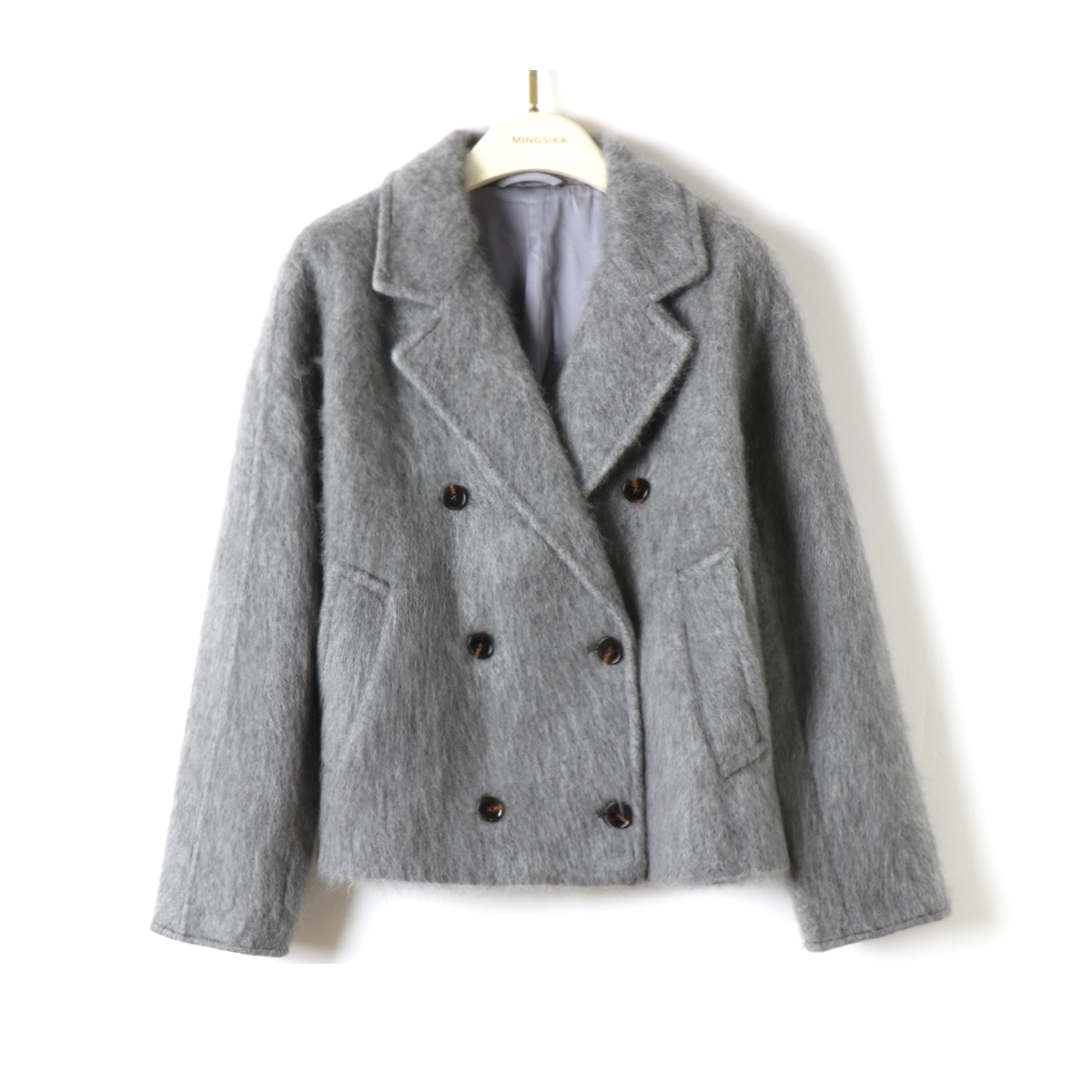 【廖廖粉丝专享】MINGSIKA/名斯卡 新款短外套#5AM935-606D