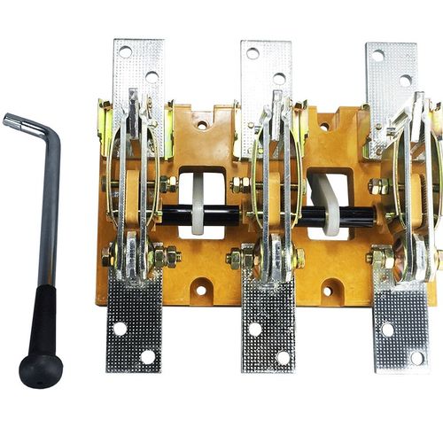 开启式单投刀开关HD13BX-600/31中央正面杠杆操作机构隔离开关