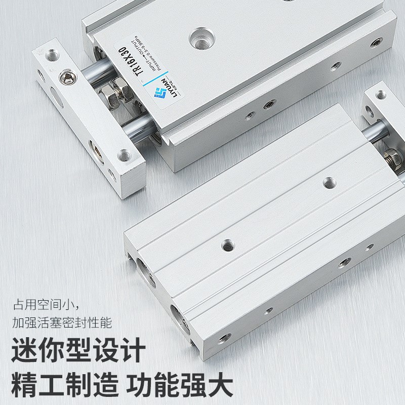 亚德客型双轴双杆气缸TR6-10-16-20-25-32*10X20X30X50X100X200-S