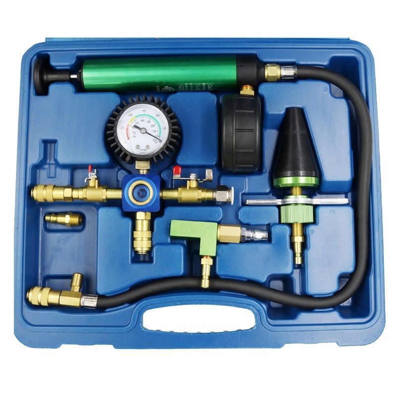 汽车水箱万用侧漏堵漏工具防冻冷冻液加注器水箱抽真空打压打气桶