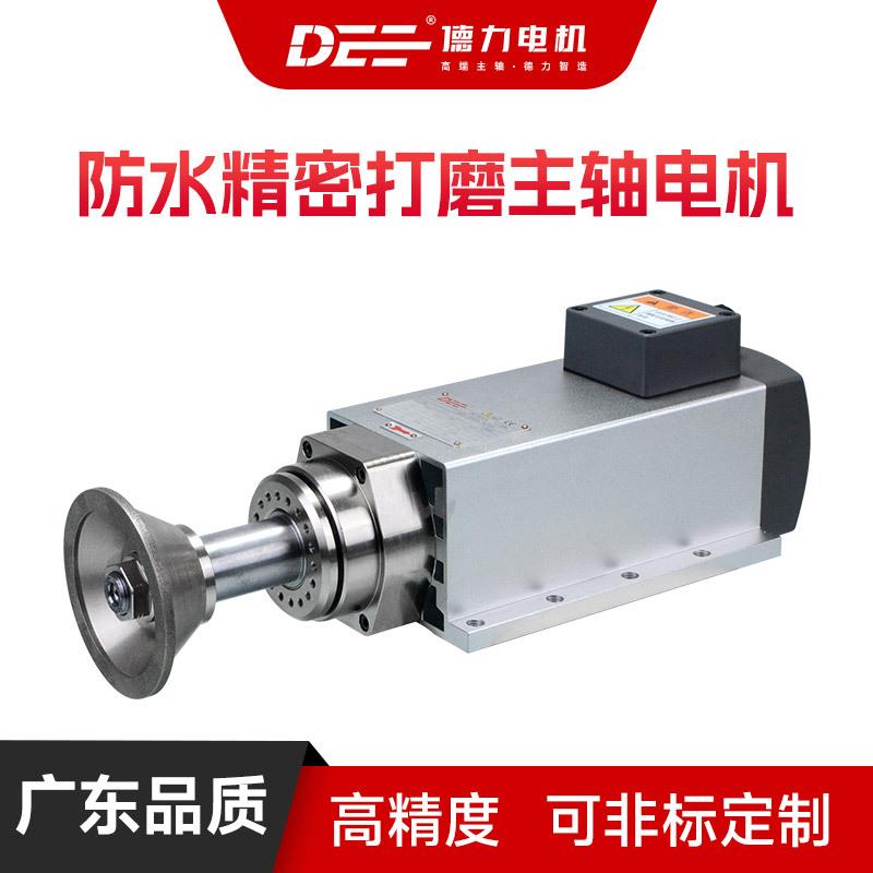 DEE广东德力精密高速电机加长轴夹砂轮防水端面平面内外圆打磨