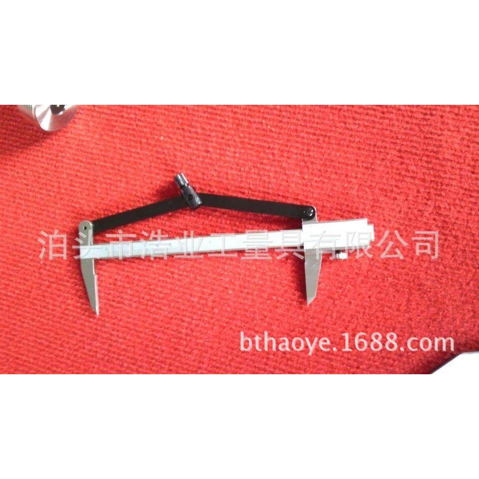 圆规划线爪游标卡尺 规格0-150 200 250 300mm 刻度0.1 测外尺寸