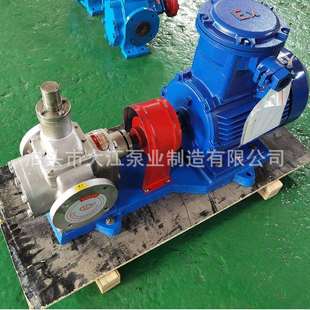 不锈钢齿轮泵 0.6圆弧自吸式 低噪音高温齿轮油泵化工泵 YCB