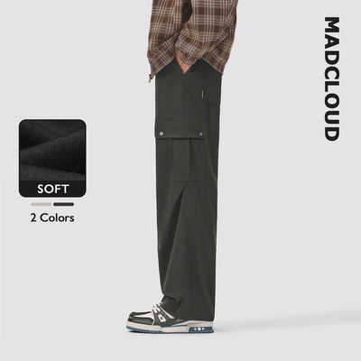 Madcloud薄款阔腿工装休闲裤男款