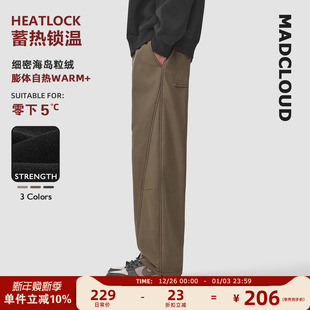 工装 弯刀裤 冬季 MAD官方 休闲裤 美式 保暖加绒加厚男士 迈克罗德