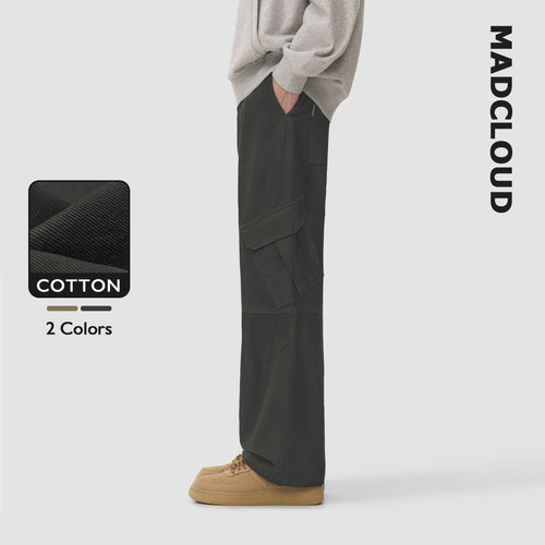 Madcloud美式春秋休闲工装裤男