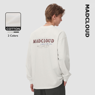 MAD官方 | 迈克罗德 美式高街重磅潮牌春秋内搭打底衫长袖T恤男
