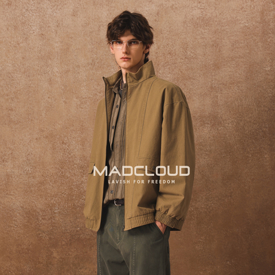 MAD美式重工水洗做旧工装夹克