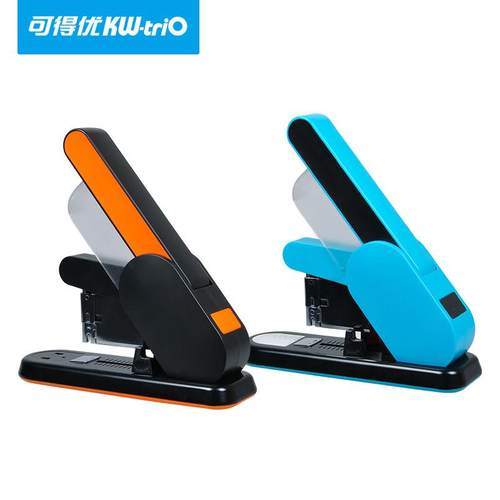 订书机订厚书页书本装订神器钉书机多功能大号订书器培训班图文打