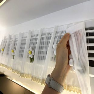 免打孔挡风W帘魔术贴挡风 空调防直吹防尘罩中央空调遮挡帘自粘式