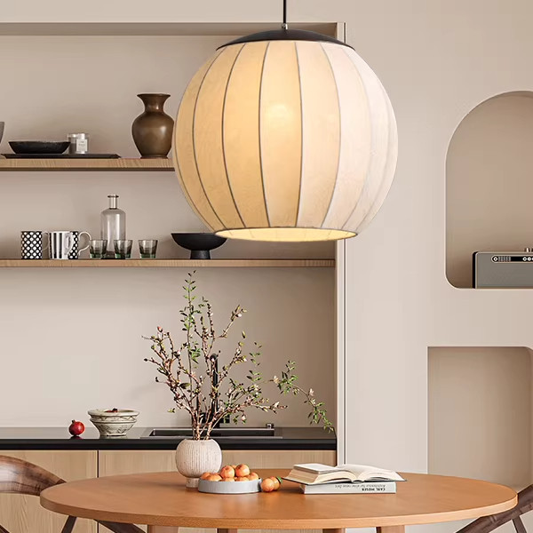 法式餐厅吊灯中古布艺卧室灯日式侘寂风实木复古书房茶室客厅灯具,家装灯饰光源,餐厅吊灯,淘宝优惠券,粉丝福利购,淘宝优惠卷