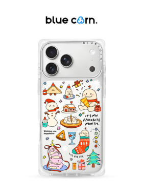 bluecorn 蓝色苞米原创皮蛋圣诞节适用于iPhone 17 PRO MAX 16pro15 magsafe 磁吸防摔全包手机壳保护套