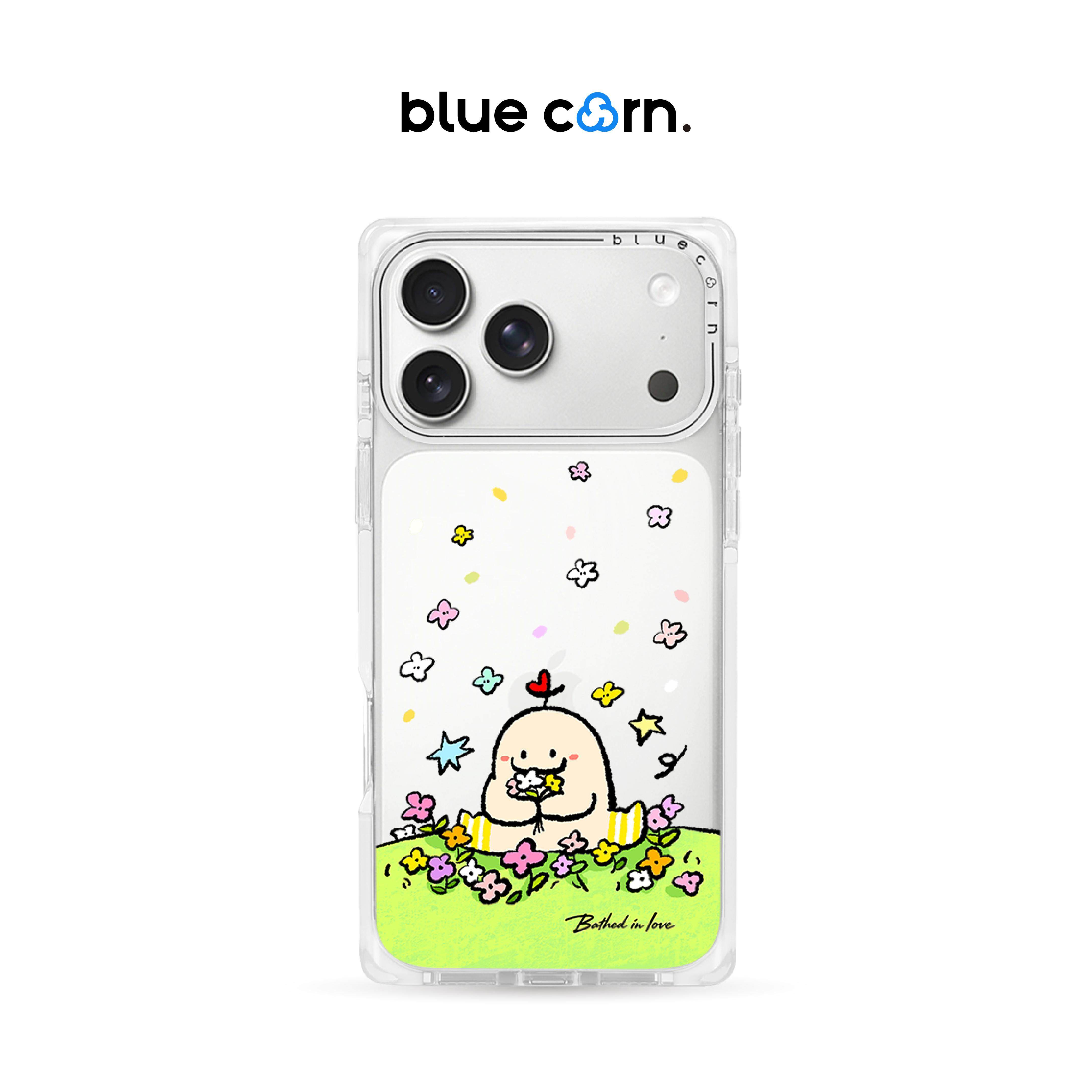 bluecorn 蓝色苞米原创花花皮蛋适用于iPhone 17/