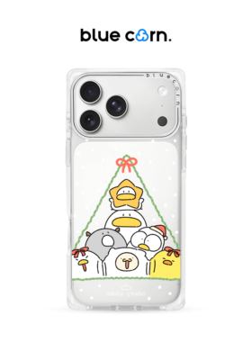 bluecorn蓝色苞米联名艺术家迷鸭宝圣诞日适用于iPhone 17PROMAX 16pro15 magsafe磁吸防摔全包手机壳保护套