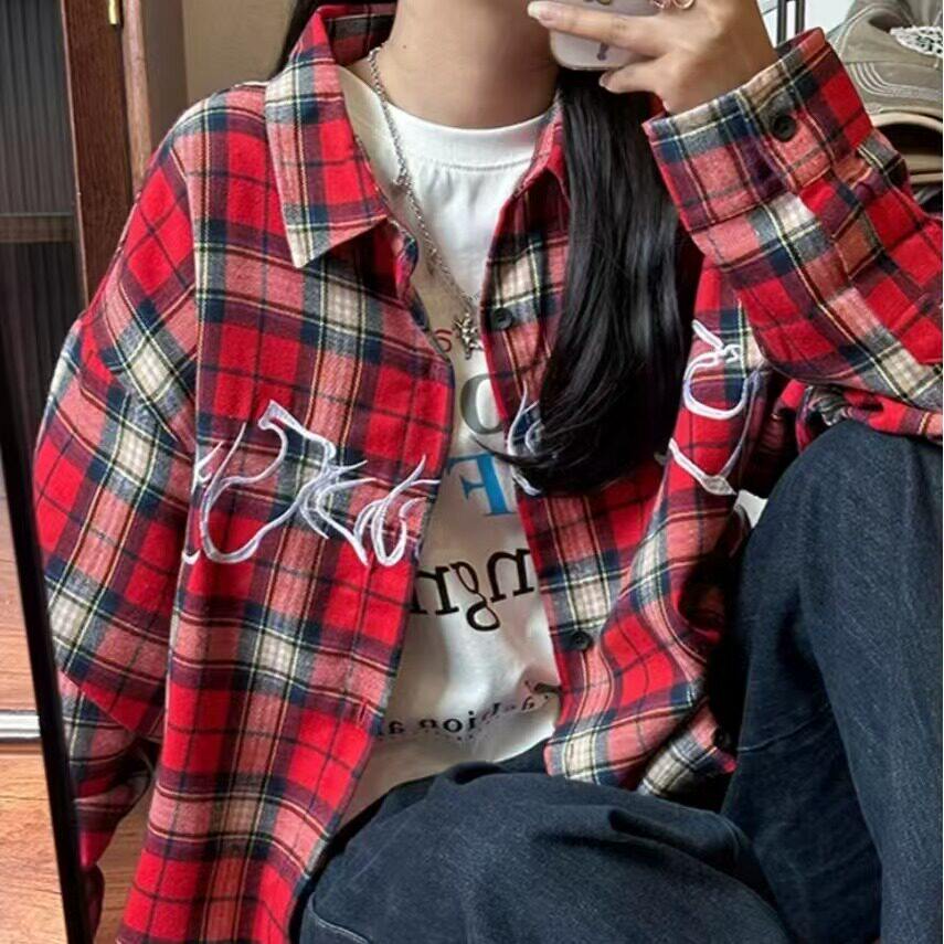 防晒开衫复古格子别致美