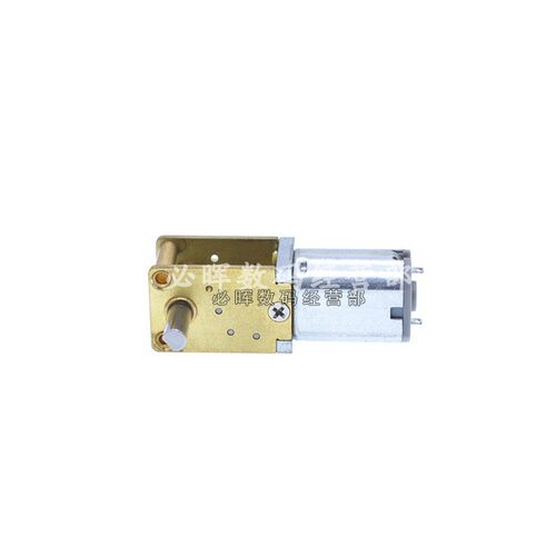 蜗轮蜗杆1218-N20减速马达 智能小车3V6V12V微型直流齿轮低速电机