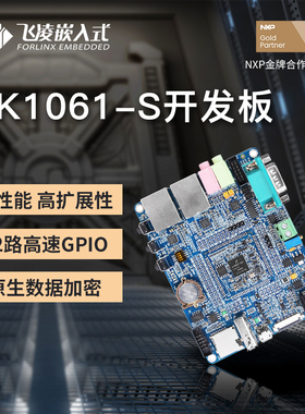 飞凌嵌入式 rt1061开发板ARM Cortex-M7高速GPIO Free-RTOS系统