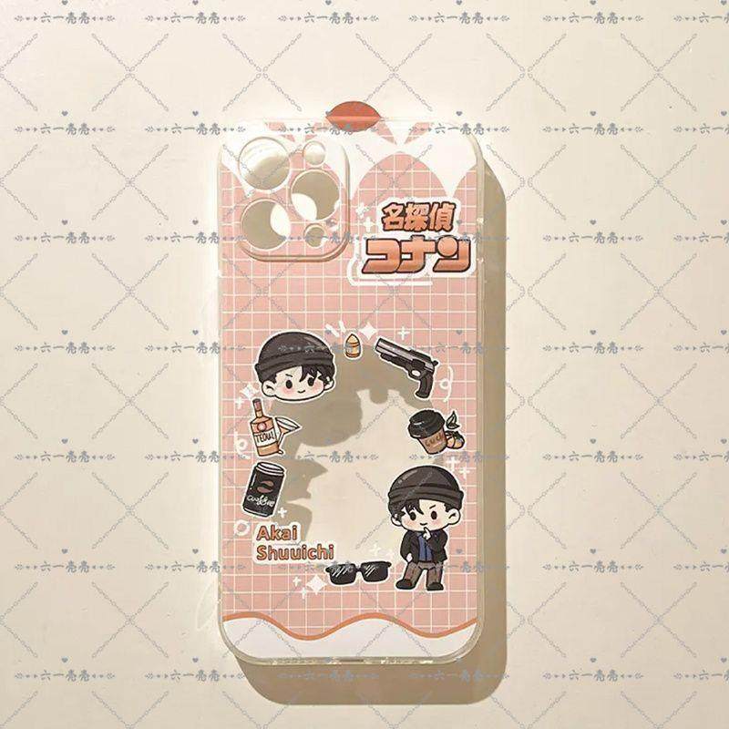名侦探柯南小卡手机壳适用苹果16promax华为mate60pro荣耀60vivox300小米15红米oppo真我新款个性全包保护套,3C数码配件,手机保护套/壳,淘宝优惠券,粉丝福利购,淘宝优惠卷