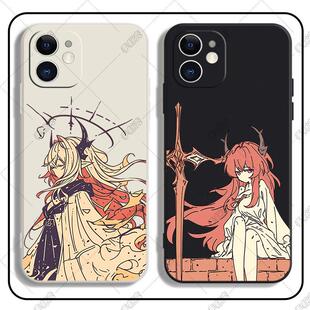 明日方舟史尔特尔卡通单挑王手机壳适配于苹果16promax炎魔42姐红米K80vivooppo华为K80荣耀系列全包保护壳