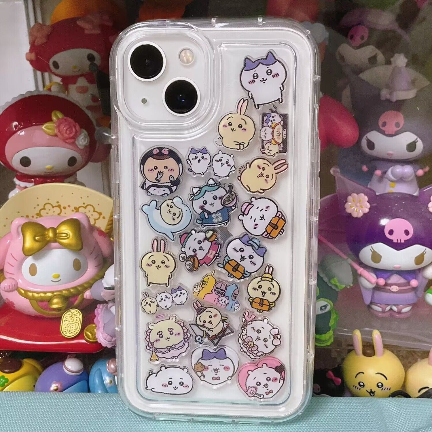 摇摇乐适用苹果15手机壳iPhone14/13/12Pro/11X可diy放亚克力片片