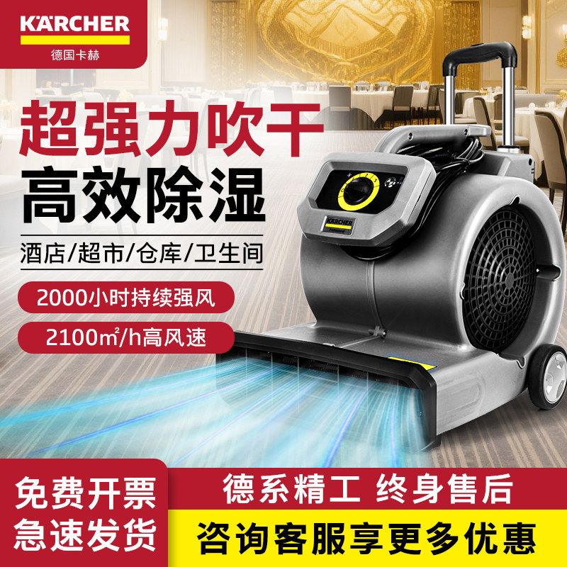 德国卡赫除湿吹地机地面吹干机商用地毯厕所地板强力吹干风机AB28
