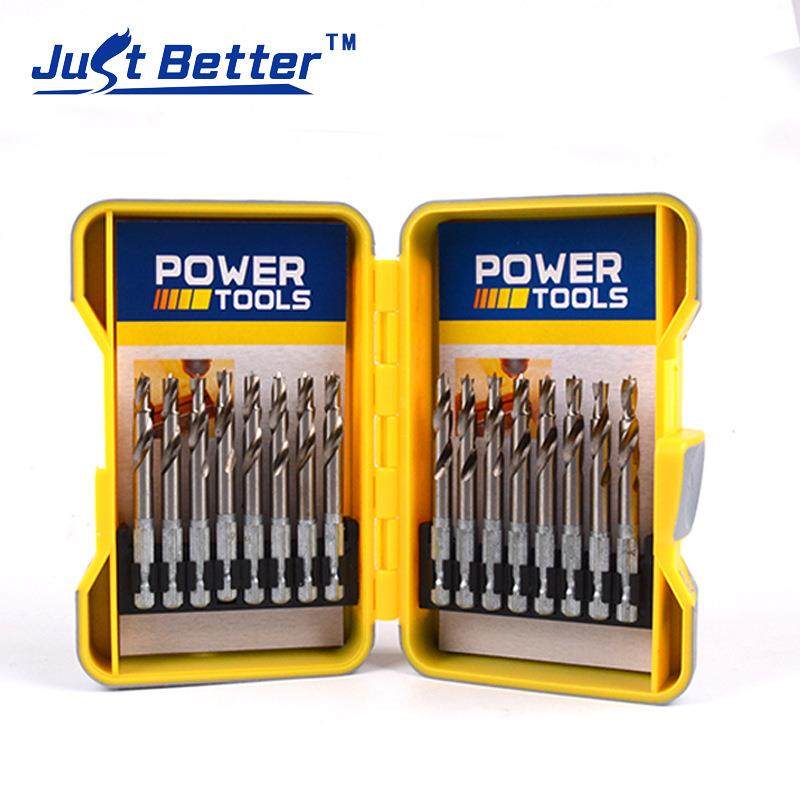 16件套全磨制专用木工阶梯钻组 HSS M2锌合金六角柄,模玩/动漫/周边/娃圈三坑/桌游,模型制作工具/辅料耗材,淘宝优惠券,粉丝福利购,淘宝优惠卷