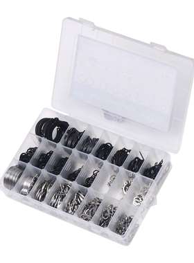 跨境 760pcs 轴用挡圈盒装M8-M32 外卡 C形卡簧轴挡套装