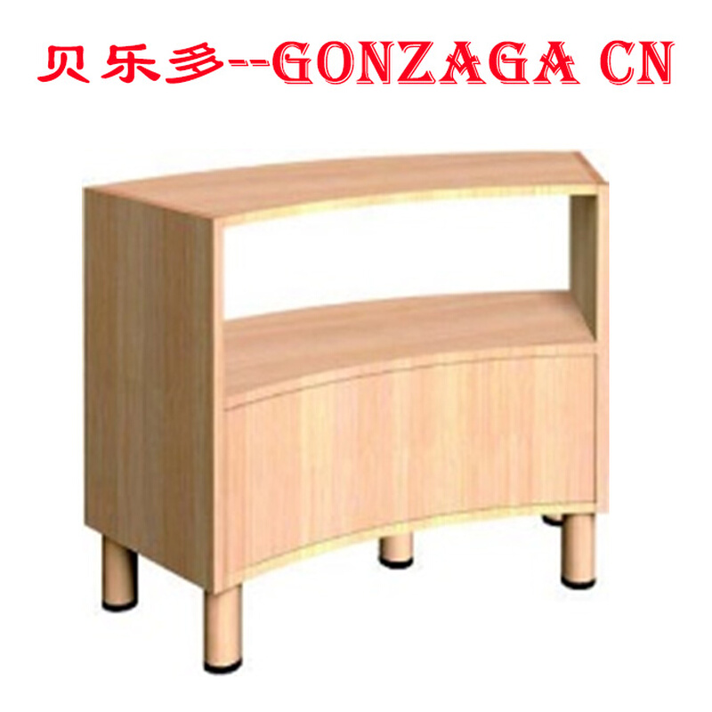 贝乐G多onzaga CN 45°双层半开口曲柜 幼儿园实木储物玩具区 玩具/童车/益智/积木/模型 过家家玩具 原图主图