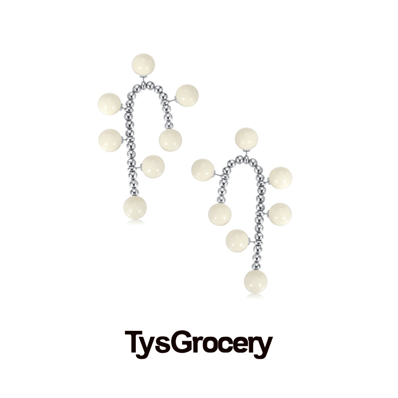 TysGrocery SS21 A home Issue 多佩戴珠链耳环【赵露思同款】 饰品/流行首饰/时尚饰品新 耳环 原图主图