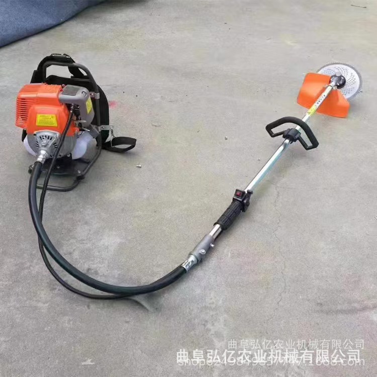 开荒松土打草机小型背负式割草机单肩侧挂式园林绿化锄草机割灌机