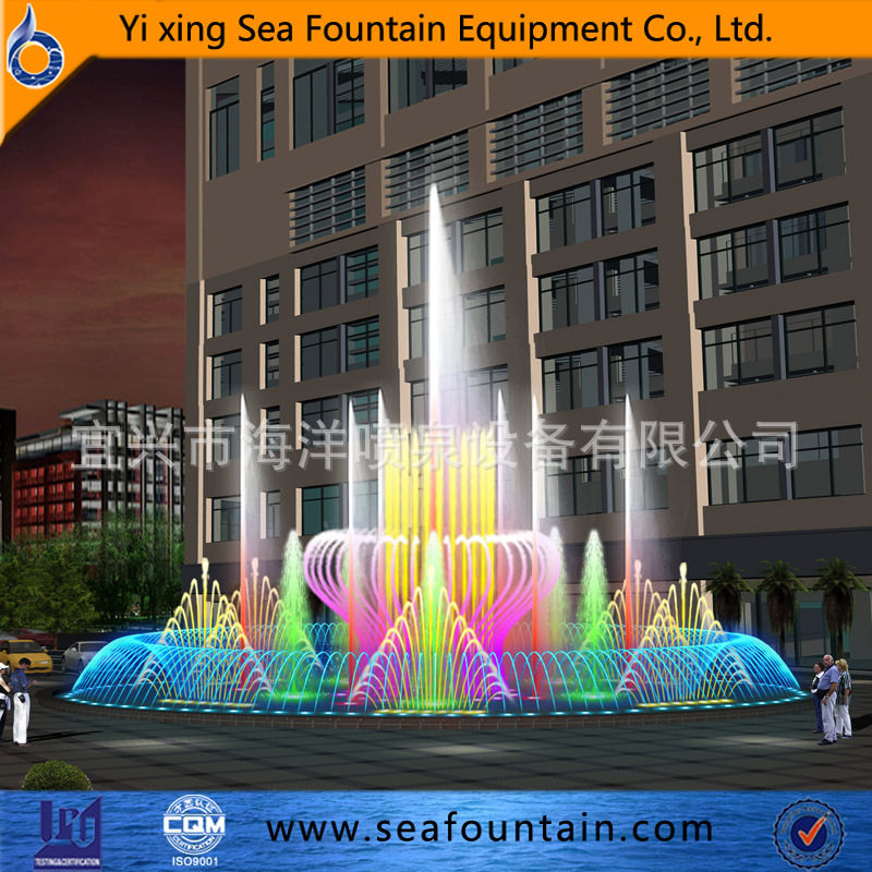 供应各大中小型音乐喷泉喷泉设备，提供工程的设计、制作与安装