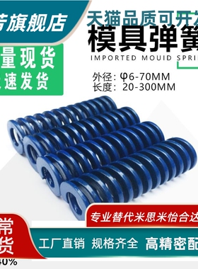 TL蓝色模具弹簧矩形60*20 25 30 35 40 45 50 55 60 65 70 80 300