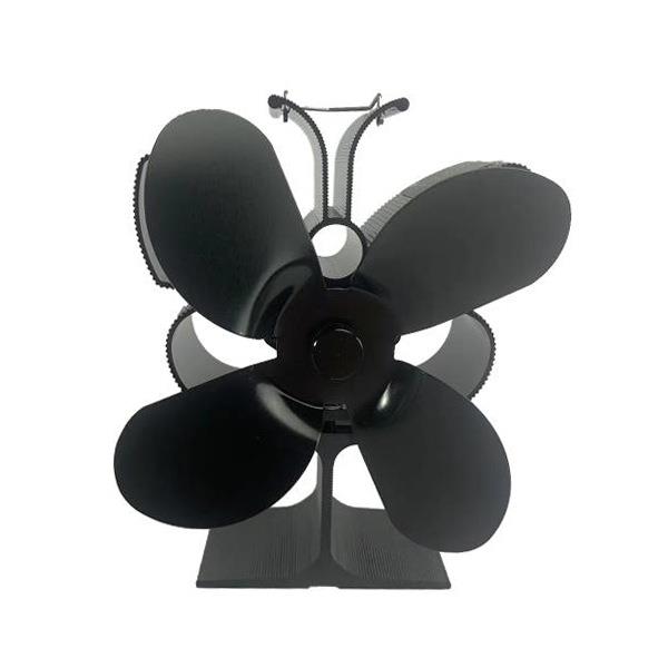 LT379蝴蝶小工字4叶152跨境货源热动力风扇壁炉风扇Stove Fan
